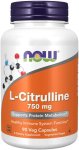 Now L-Citrulline 750 mg 90 Veg Capsules (image for) Now L-Citrulline 750 mg 90 Veg Capsules